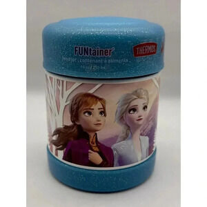 Disney Frozen Thermos 10 oz Funtainer Vacuum Insulated Stainless‎ Steel Food Jar